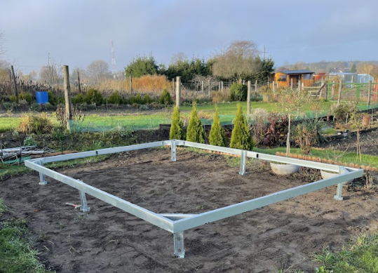 fundament dla szklarni z poliwęglanu 2