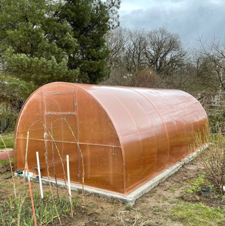 zdjęcie Szklarnia z poliwęglanu Zbiory+ Skarbnica profil stalowy ocynkowany 40x20mm ze sklepu maleszklarnie.pl