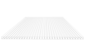 Poliwęglan komorowy bezbarwny 2,1x3m Poliwęglan komorowy bezbarwny 2,1x3m
