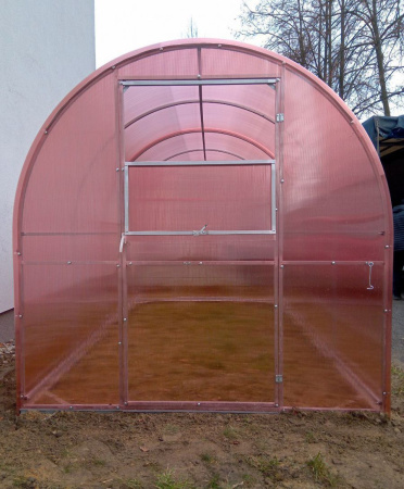 zdjęcie Szklarnia Malutka z poliwęglanu Zbiory+ profil stalowy ocynkowany 20x20mm ze sklepu maleszklarnie.pl