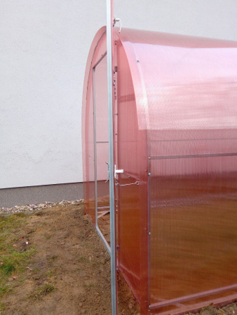 zdjęcie Szklarnia Malutka z poliwęglanu Zbiory+ profil stalowy ocynkowany 20x20mm ze sklepu maleszklarnie.pl