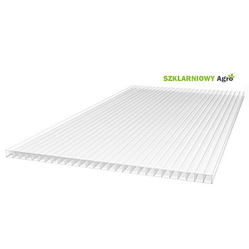 Poliwęglan 6mm bezbarwny 2,1x7m na szklarnie Poliwęglan 6mm bezbarwny 2,1x7m na szklarnie