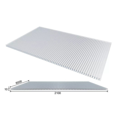 zdjęcie Poliwęglan komorowy bezbarwny 2,1x3m ze sklepu maleszklarnie.pl