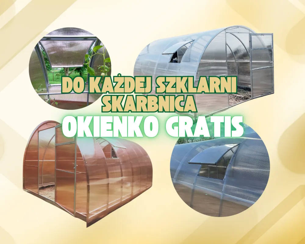 Rozpocznij sezon ogrodowy 2025 ze szklarnią z poliwęglanu Skarbnica Rozpocznij sezon ogrodowy 2025 ze szklarnią z poliwęglanu Skarbnica