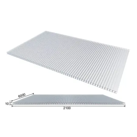 zdjęcie Poliwęglan komorowy bezbarwny 2,1x3m ze sklepu maleszklarnie.pl